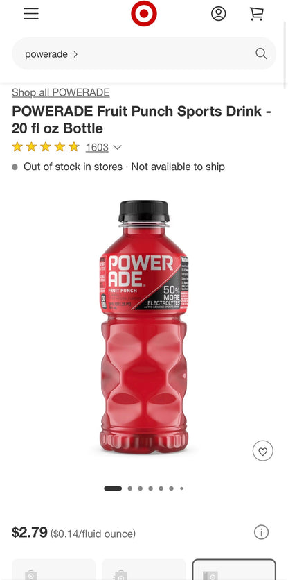 POWER ADE XTRA SOUR  20oz