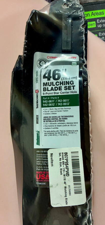 TROY BUILT 46'' MULCHING MOWER BLADE SET