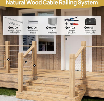 600 FT WIRE ROPE STAINLESS STEEL CABLE RAILING