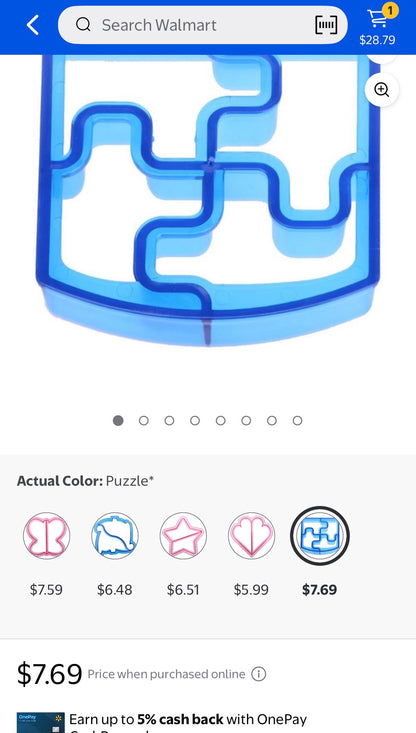 COLORFUL SHAPED SANDWICH CUTTERS