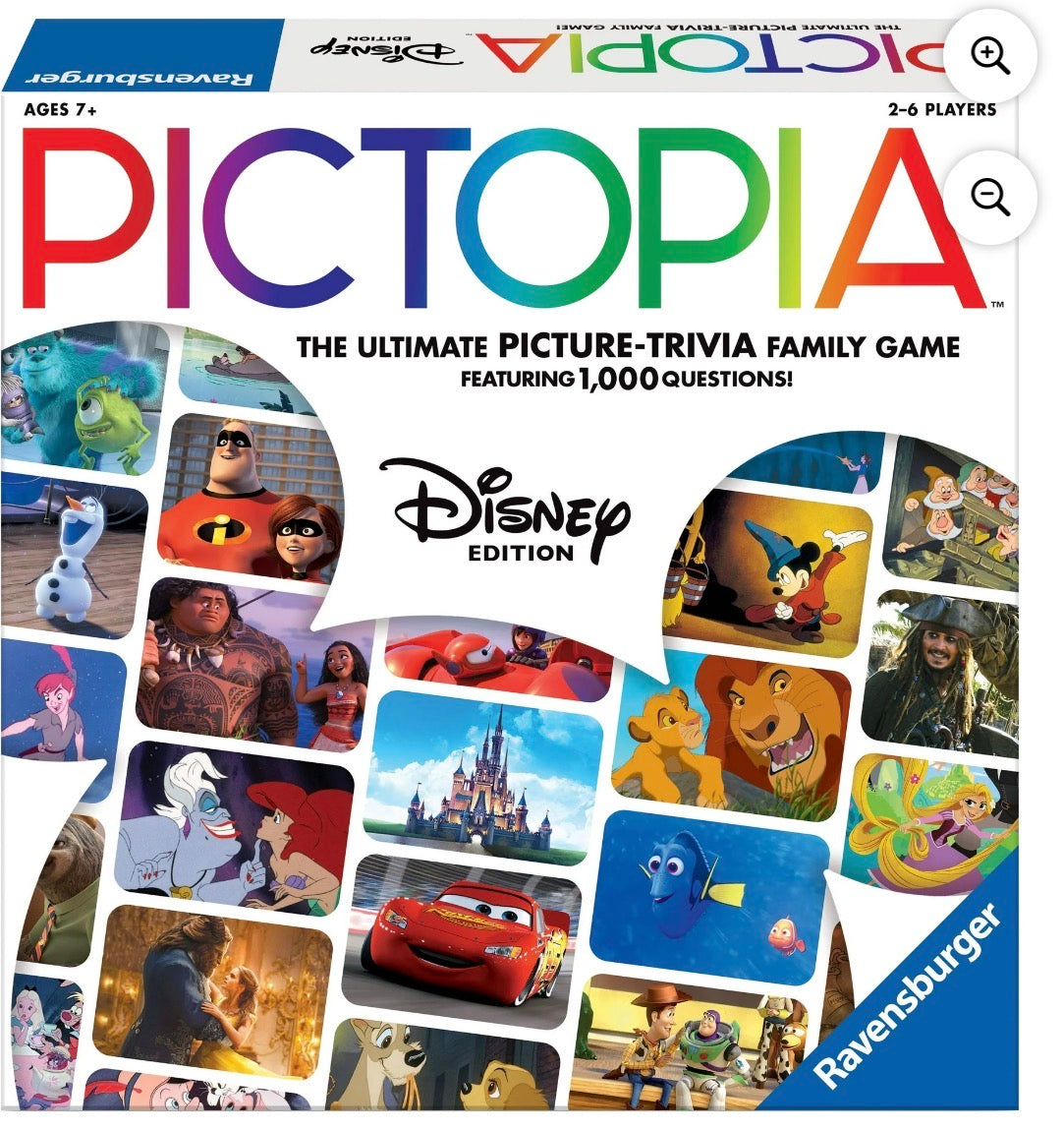 PICTOPIA -WORLD OF DISNEY EDITION -FAMILY TRIVIA GAME