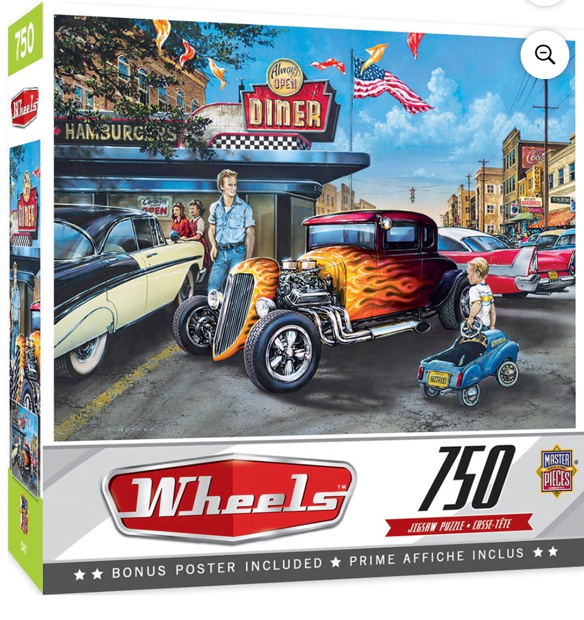 WHEELS  PUZZLE 750 PCS