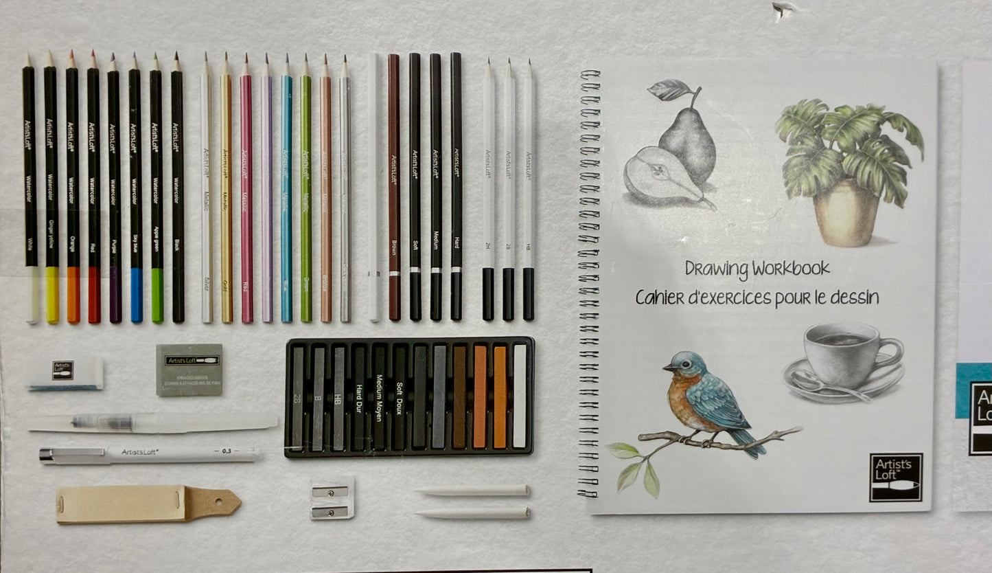 ARTISTS LOFT DRAWING TECHNIQUES SET