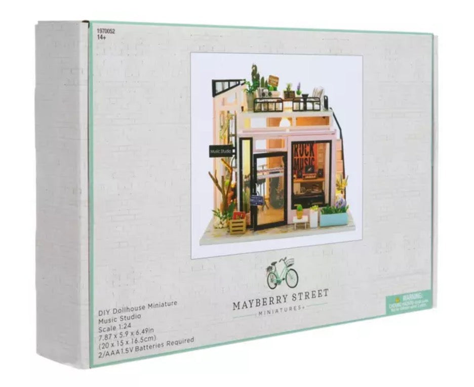 MAYBERRY STREET MINIATURES MUSIC STUDIO KIT