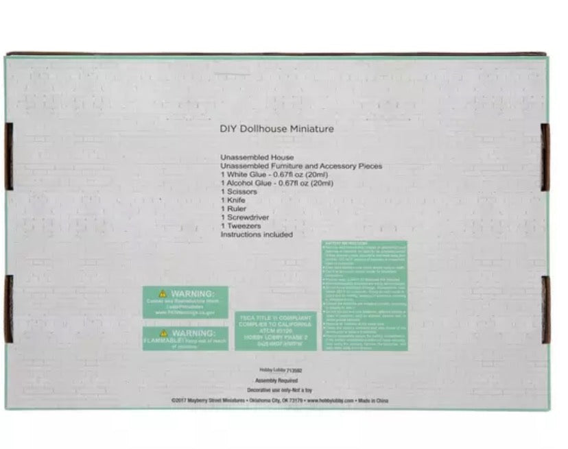 MAYBERRY STREET MINIATURES MUSIC STUDIO KIT