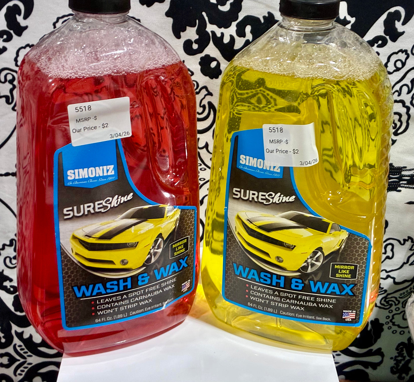 SIMONIZ SURE SHINE -WASH @ WAX