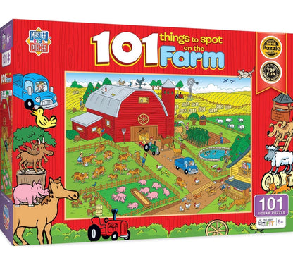 101 THINGS TO SPOT ON THE FARM PUZZLE