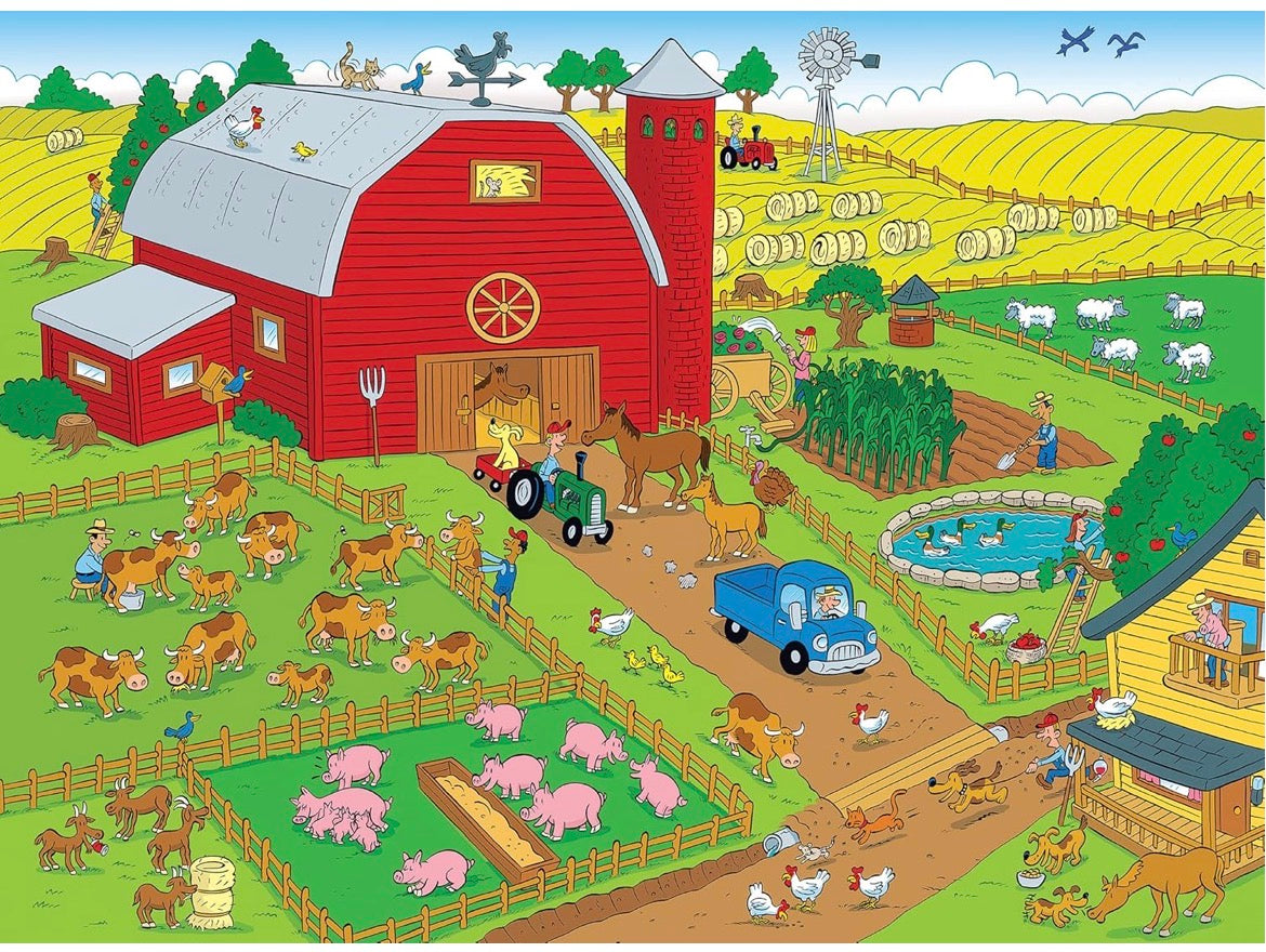 101 THINGS TO SPOT ON THE FARM PUZZLE