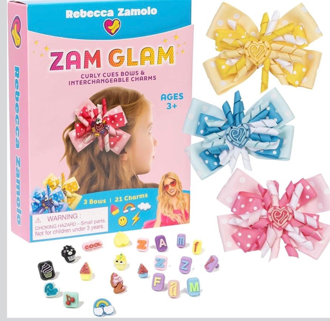 ZAM GLAM BOWS @ CHARMS FOR YOUR HAIR
