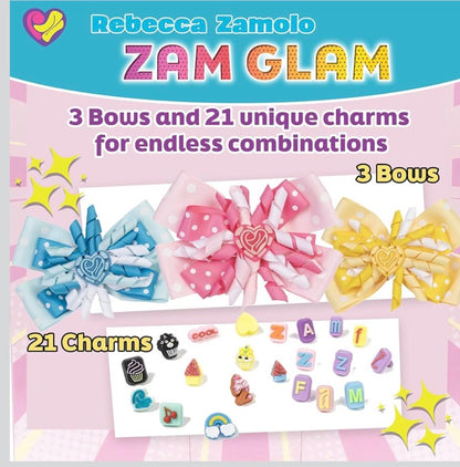ZAM GLAM BOWS @ CHARMS FOR YOUR HAIR