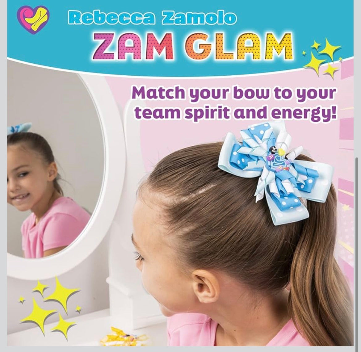ZAM GLAM BOWS @ CHARMS FOR YOUR HAIR