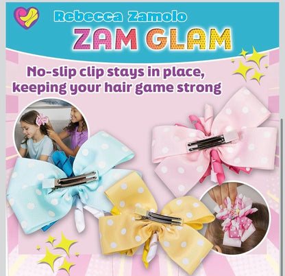 ZAM GLAM BOWS @ CHARMS FOR YOUR HAIR