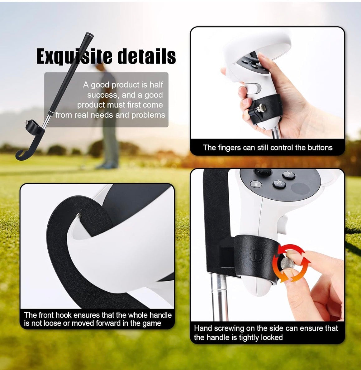 VR GOLF CLUB  ATTACHMENT FOR R CONTROLLER