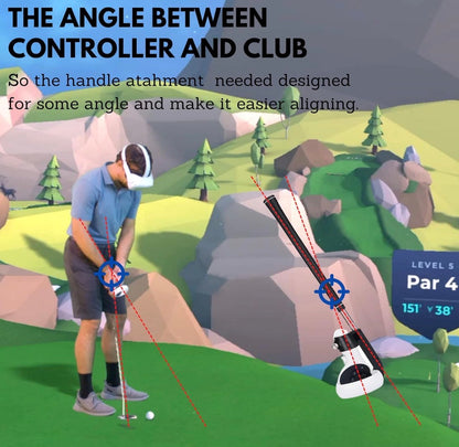 VR GOLF CLUB  ATTACHMENT FOR R CONTROLLER