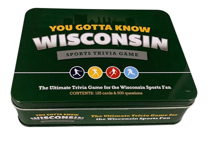 YOU GOTTA KNOW WISCONSIN SPORT TRIVIA GAME