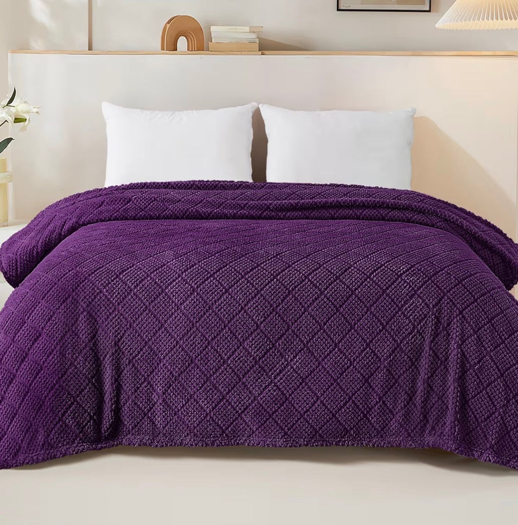 PURPLE QUEEN DOUBLE SIDED JACQUARD FABRIC