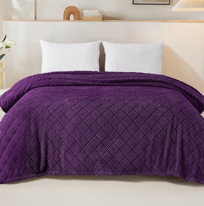 PURPLE QUEEN DOUBLE SIDED JACQUARD FABRIC