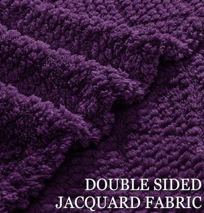 PURPLE QUEEN DOUBLE SIDED JACQUARD FABRIC