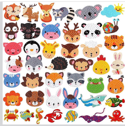 DIAMOND ART STICKERS 42 PC