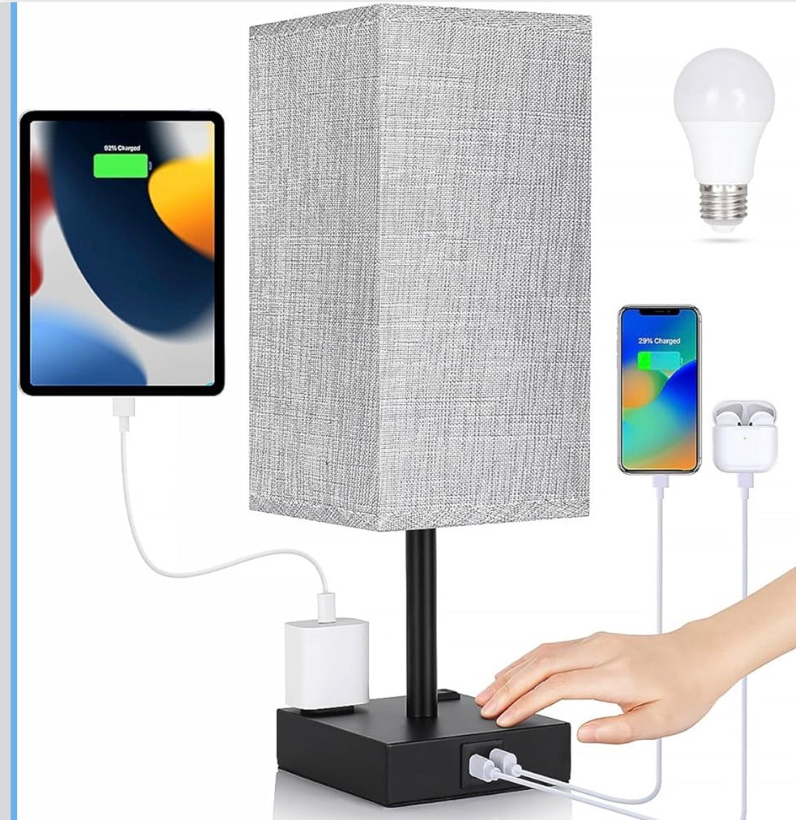 TOUCH USB TABLE LAMP