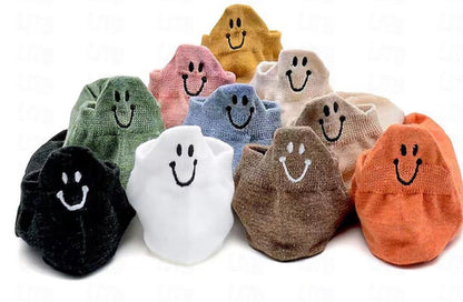 10 PACK LOWCUT SMILE SOCKS