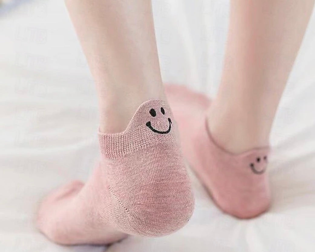 10 PACK LOWCUT SMILE SOCKS