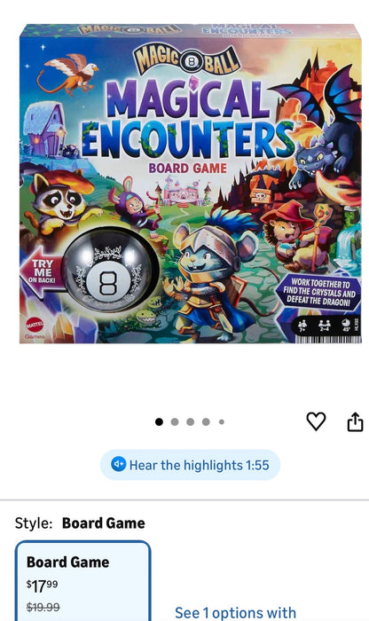 MAGIC 8 BALL MAGICAL ENCOUNTERS