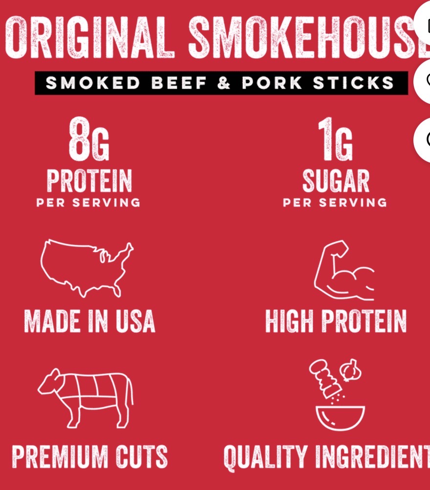 CHEF'S CUT REAL JERKY CO BEEF STICK