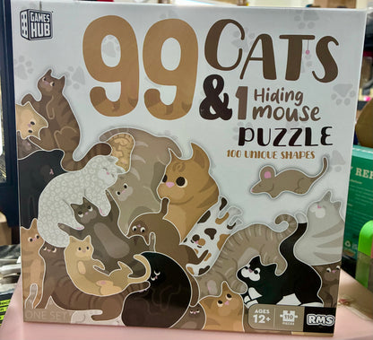 99 CATS AND ONE HIDING MOUSE 110PC