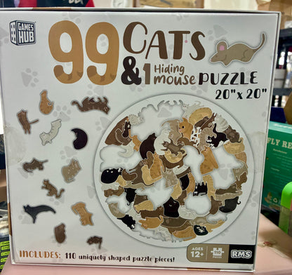 99 CATS AND ONE HIDING MOUSE 110PC