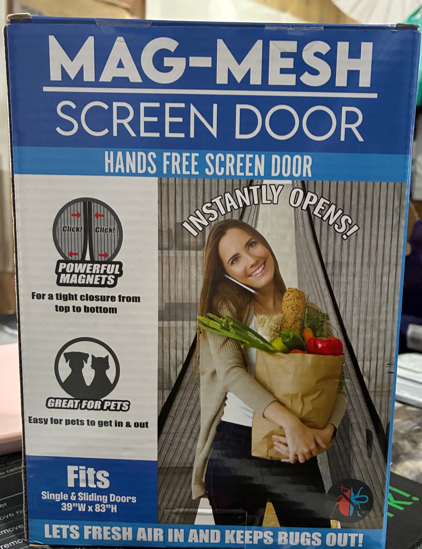 MAG-MESH SCREEN DOOR