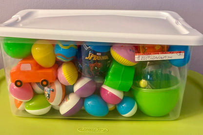 14 QT CONTAINERS OF PRE FILLED EGGS