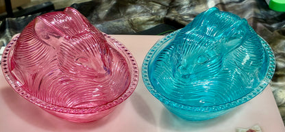 PLASTIC EASTER 2 PART CANDY DISH