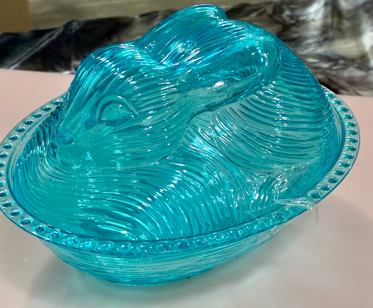 PLASTIC EASTER 2 PART CANDY DISH
