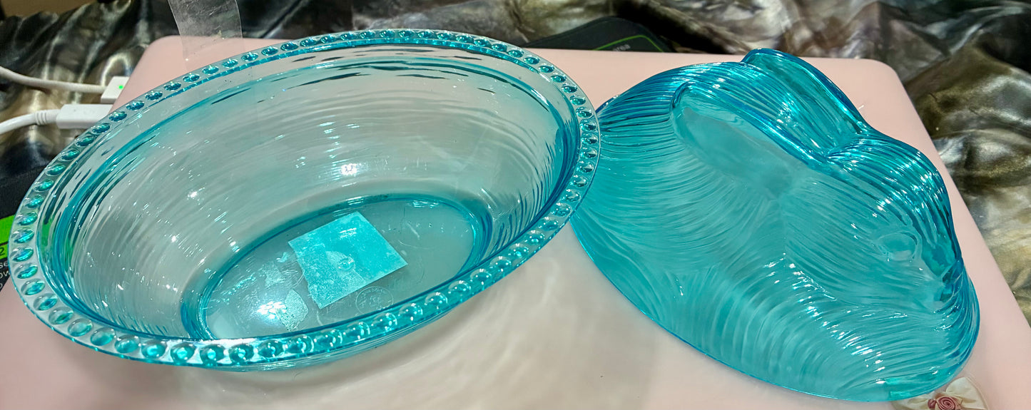 PLASTIC EASTER 2 PART CANDY DISH