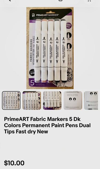PRIME ART FABRIC MARKERS