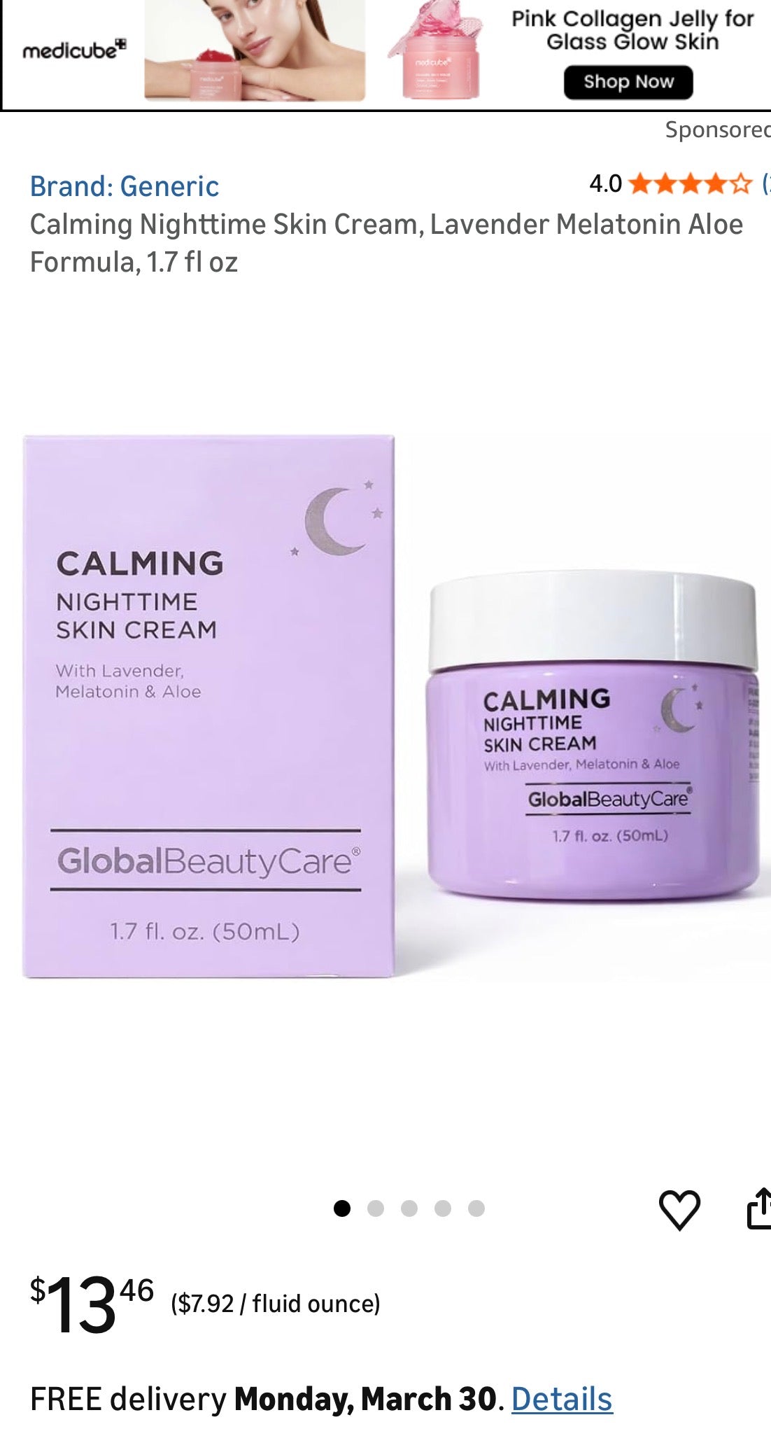 CALMING NIGHT TIME SKIN CREAM