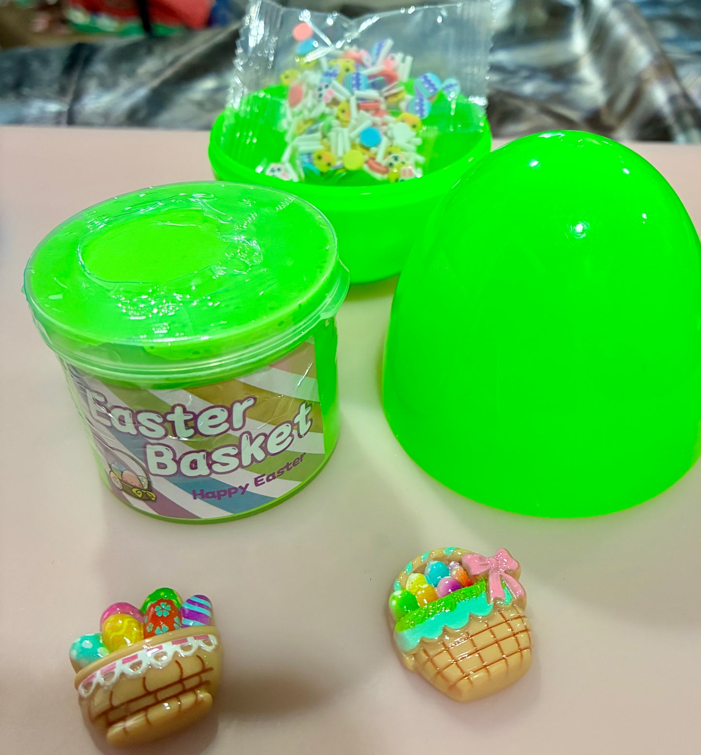 BOX OF 12 SLIME WITH MIX INS /FILLED EGGS