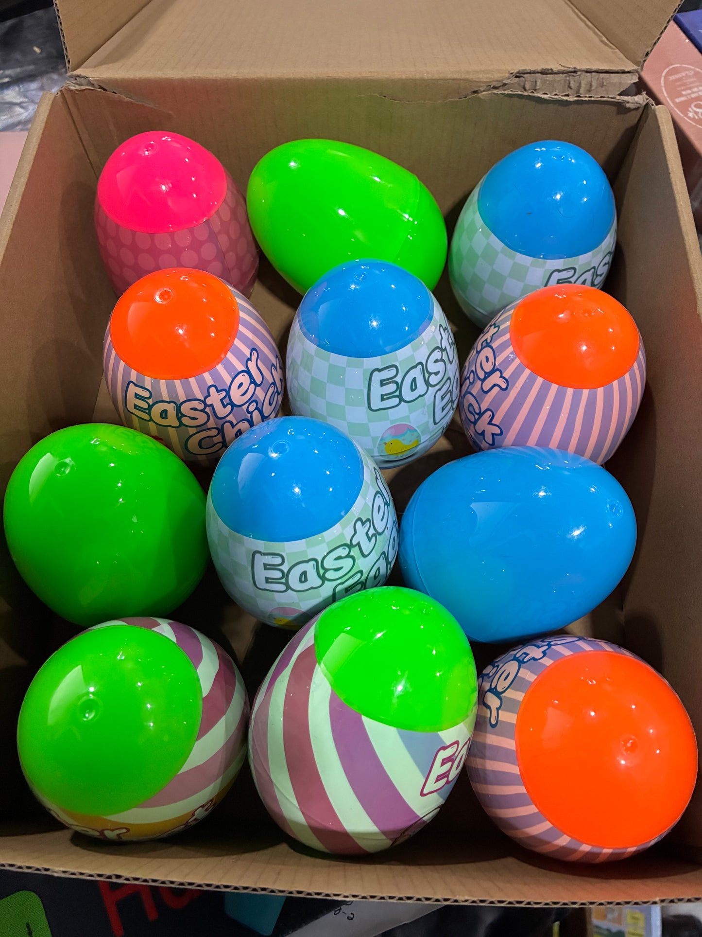 BOX OF 12 SLIME WITH MIX INS /FILLED EGGS