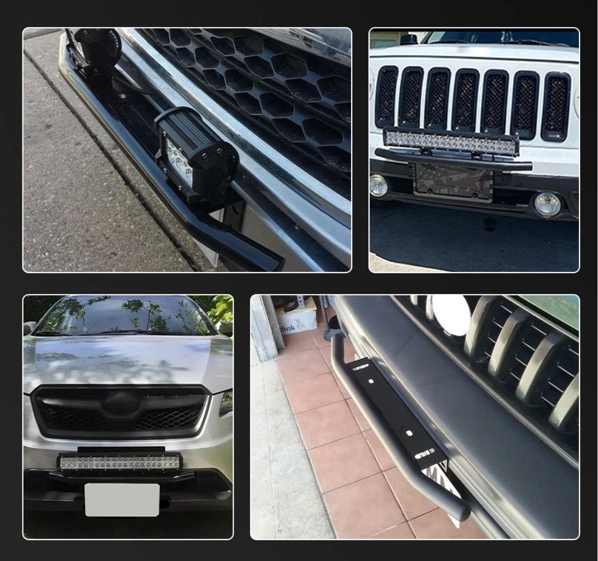 Black Mounting Bracket for Light Bar