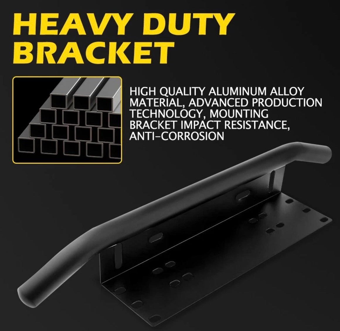 Black Mounting Bracket for Light Bar