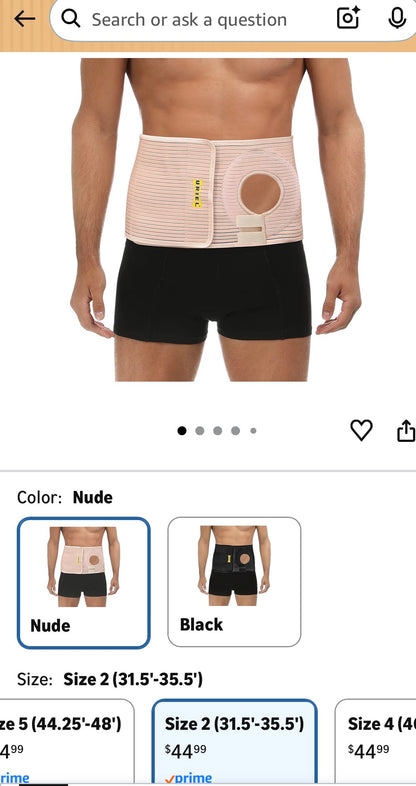 URIEL OSTOMY BELT