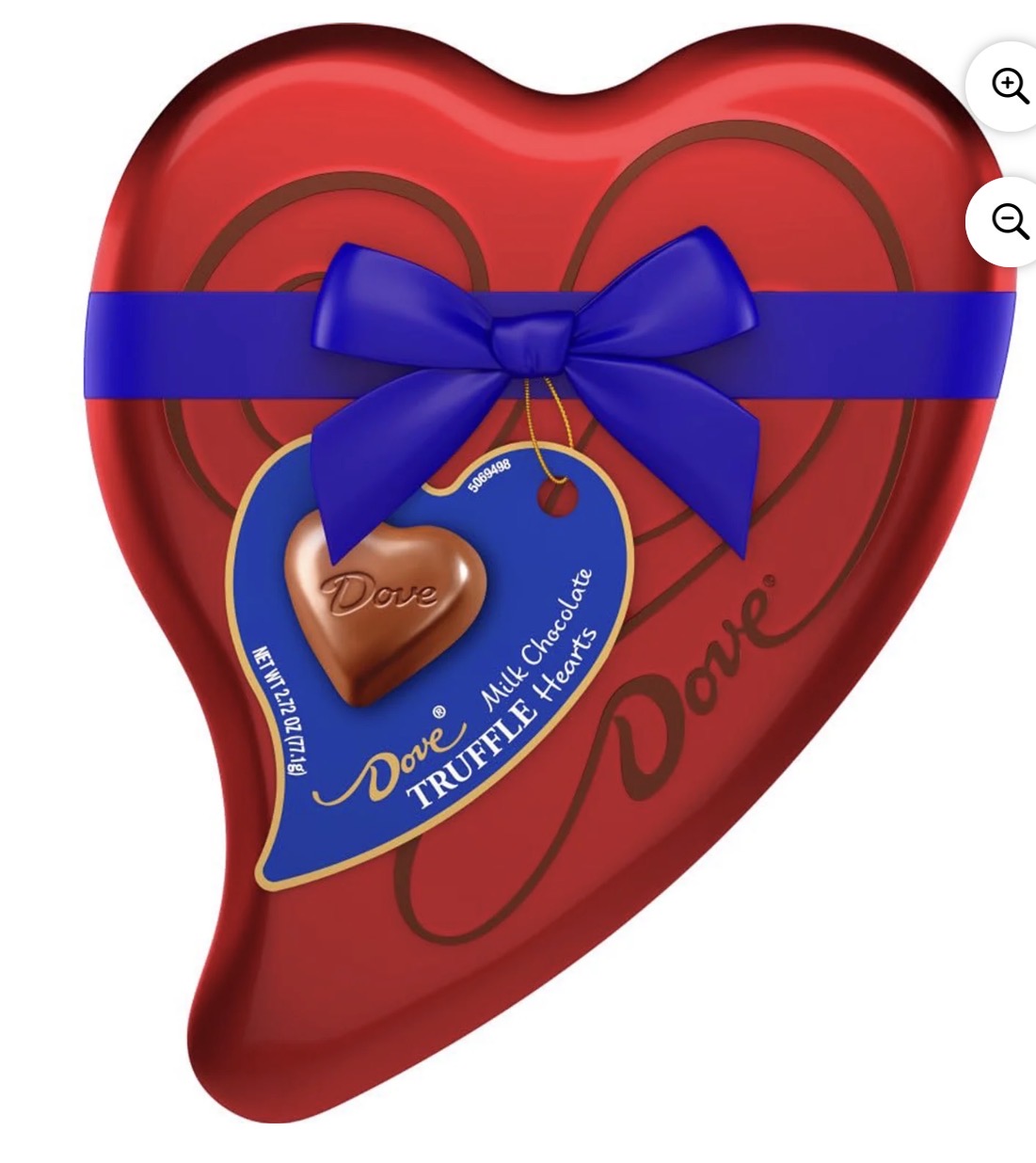 DOVE MILK CHOCOLATE TRUFFLES HEART 2.72 OZ