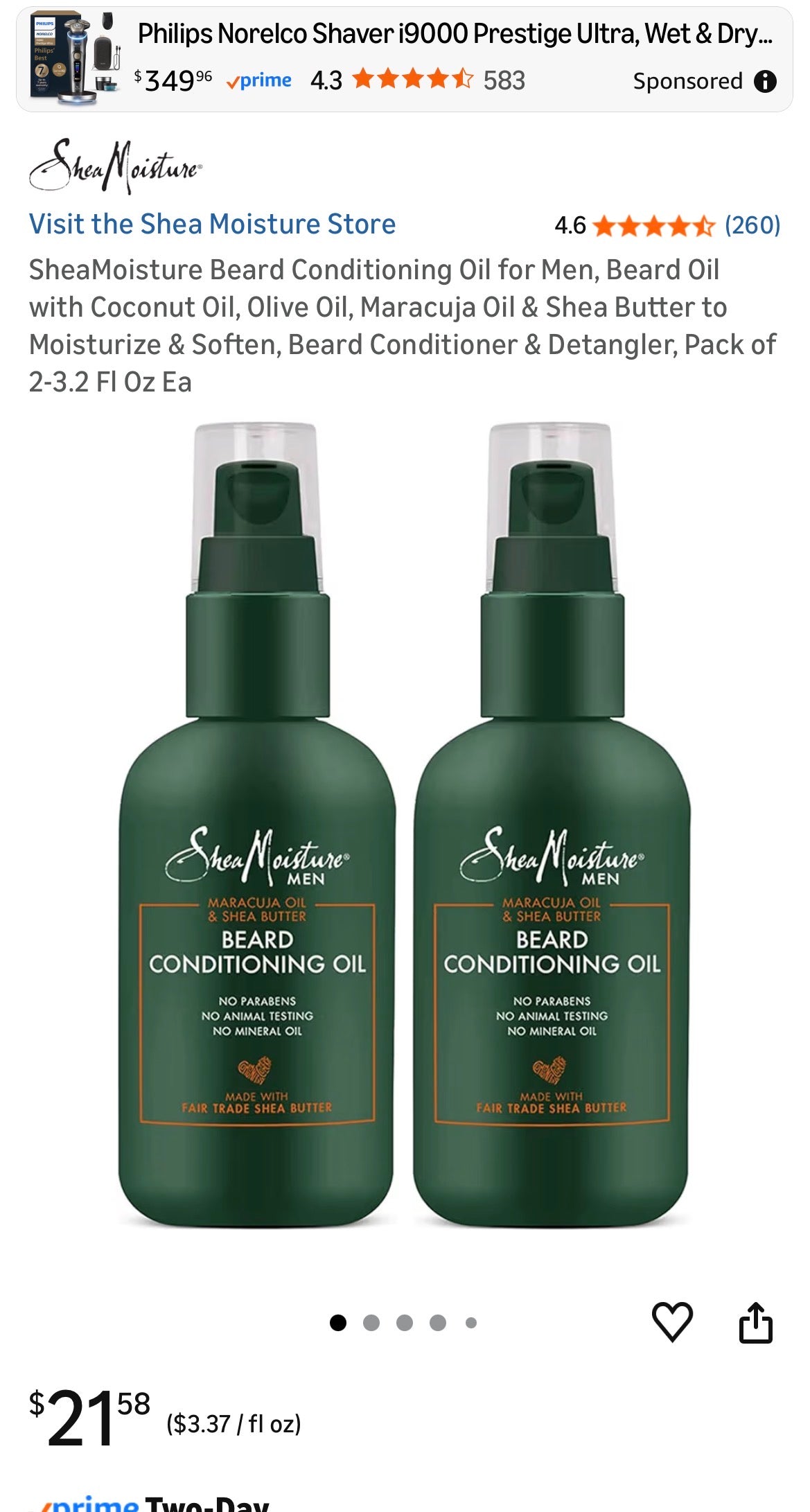 BEARD CONDITIONING OIL
