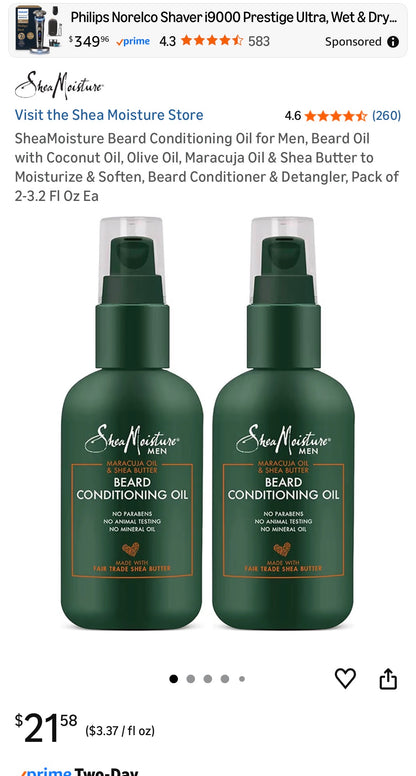 BEARD CONDITIONING OIL
