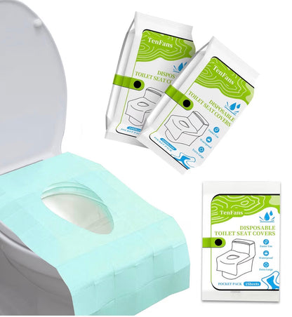DISPOSABLE TOILET SEAT COVERS 8 PK