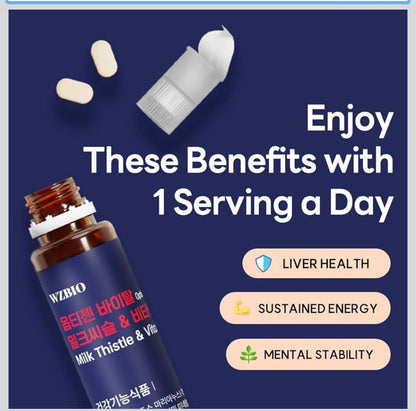 MILK THISTLE @ VITAMINS B,C,D,E
