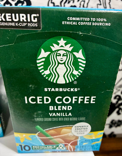 STARBUCKS ICED COFFEE SIGNATURE BLEND 10 PK - K CUPS