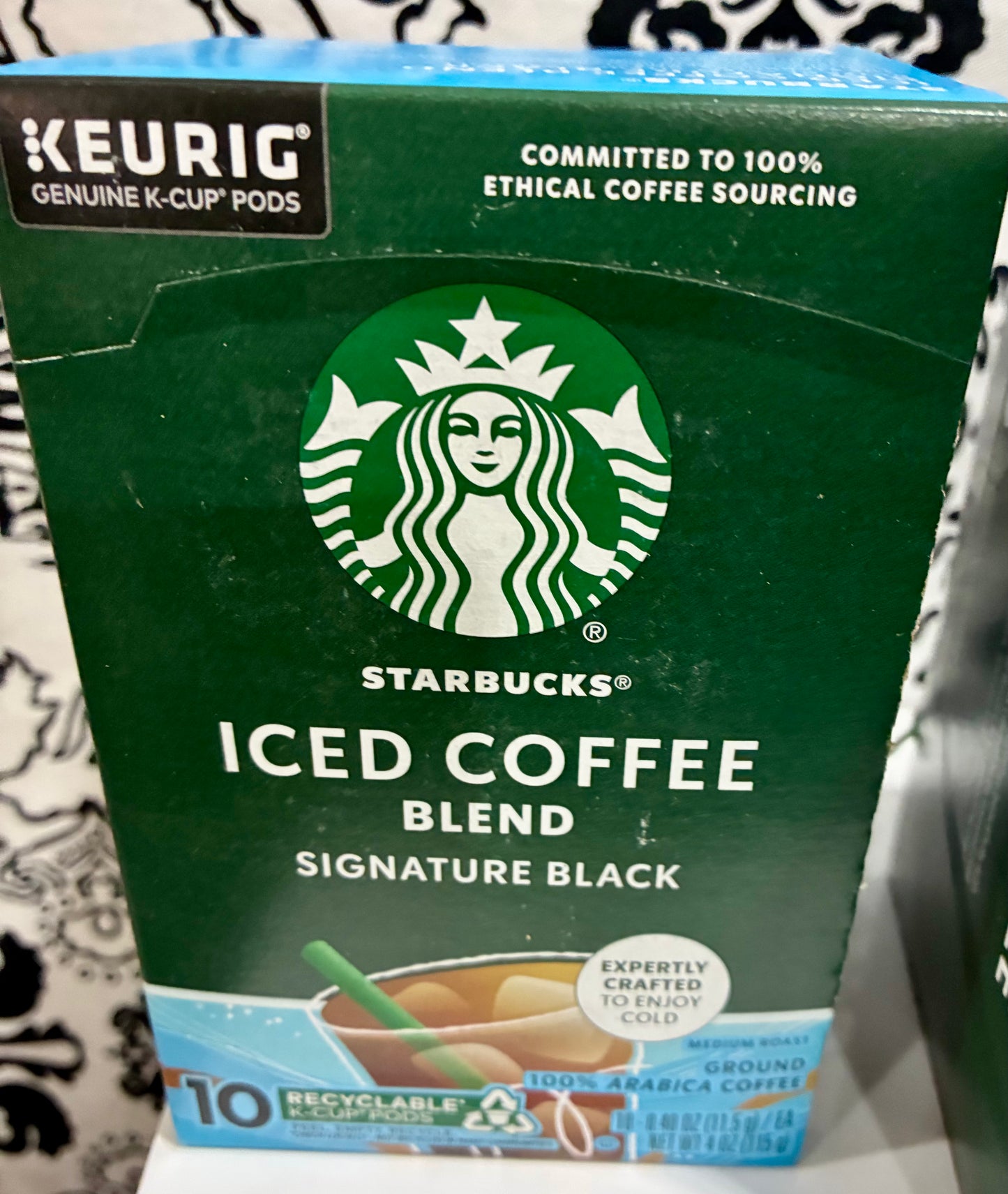STARBUCKS ICED COFFEE SIGNATURE BLEND 10 PK - K CUPS