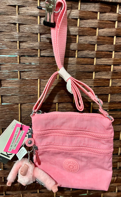 Kipling Alvar XS Mini Crossbody Or Shoulder Bag Blush Color NWT